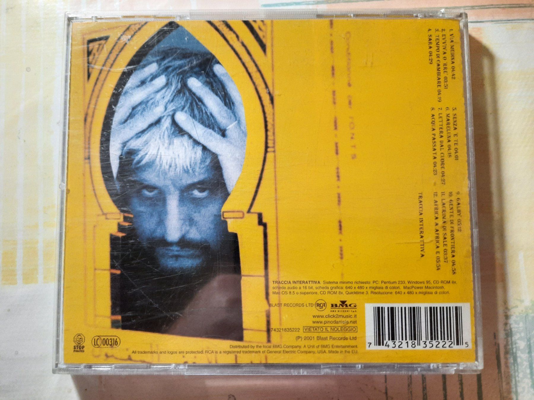 CD: Cd Pino Daniele - Medina – Usato da Pully venduto da bro_n52j 1