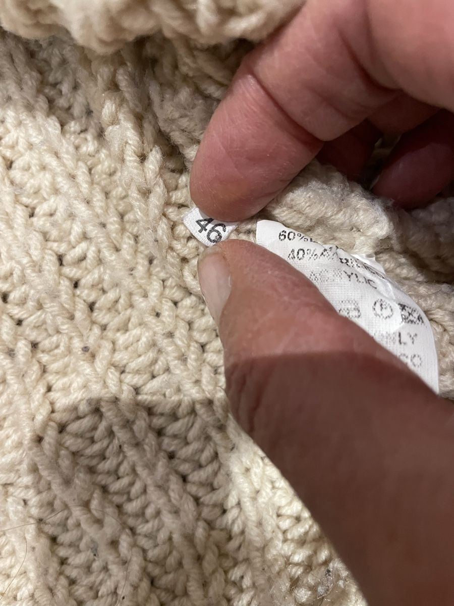 Pullover & Sweatshirts: Wolle- Schulterfreier Strickpullover Gr. 38, Beige Top! – Gebraucht aus uitikon waldegg von allesmussraus123 4