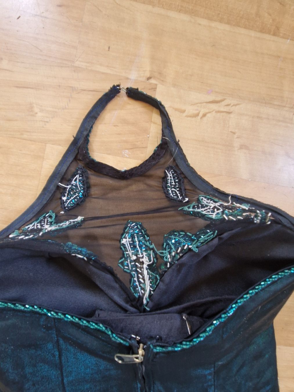 Vestiti: Wunderschönes orientalisches Tanzkleid, petrol – Usato da Weggis venduto da Oswadan 6