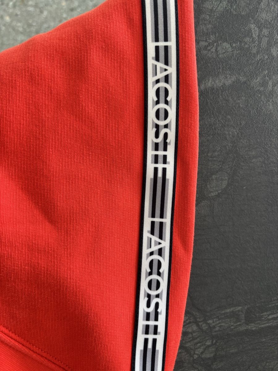 Lacoste Giacche: Lacoste rouge Veste molletonnée zippée, taille S comme neuf – Usato da Sion venduto da tchana77 4