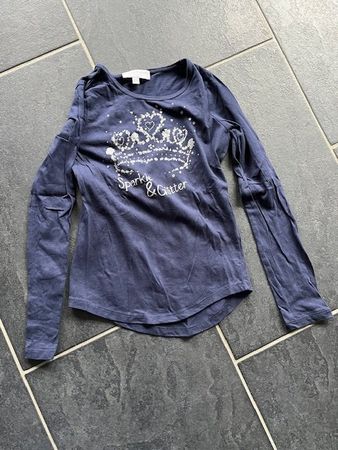 Langarm-Shirt dunkelblau, sehr guter Zustand, 128