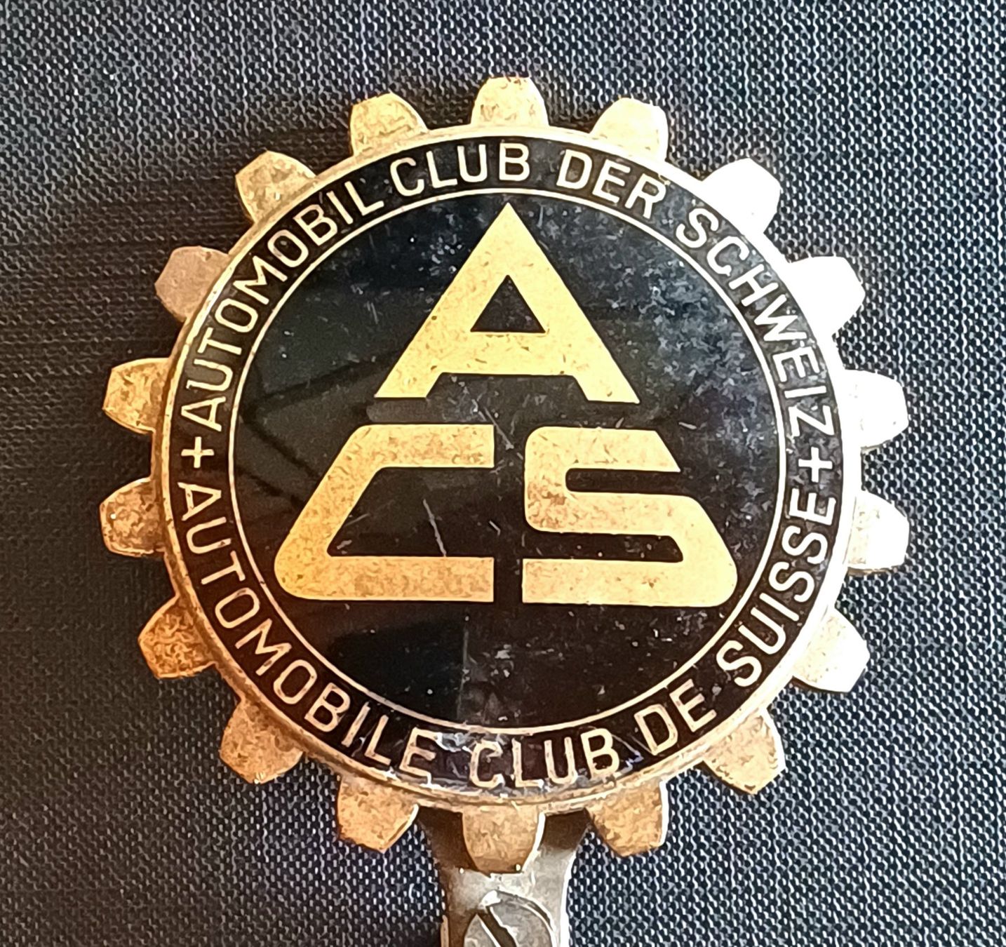 Accessori per altri veicoli: Antike ACS Oldtimer Plakette EMBLEM mit Befestigung – Usato da Brittnau venduto da simionius 1