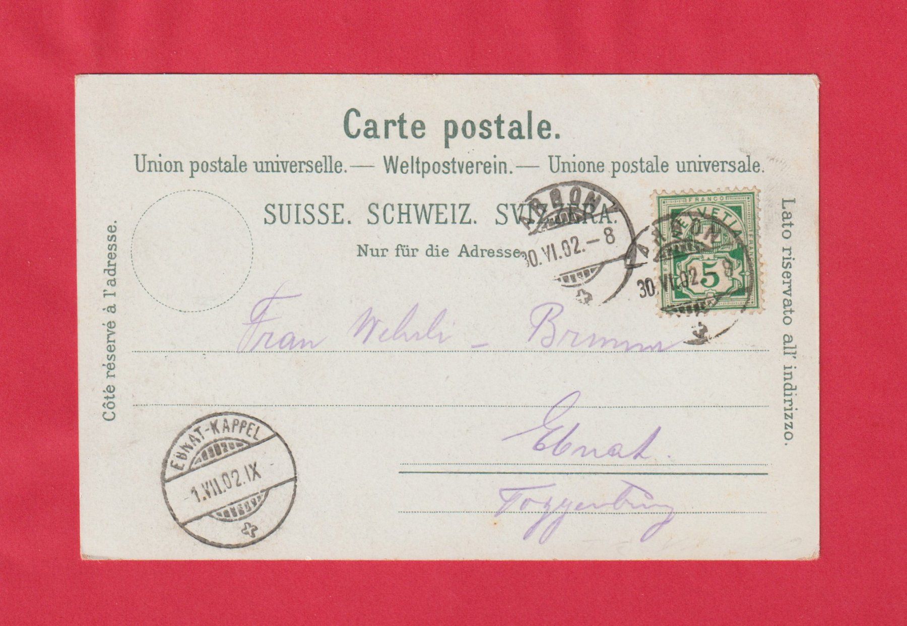 Cartoline postali: Gruss aus Stachen 6-Bild SW-Litho – Usato da Zürich venduto da Gill46 1