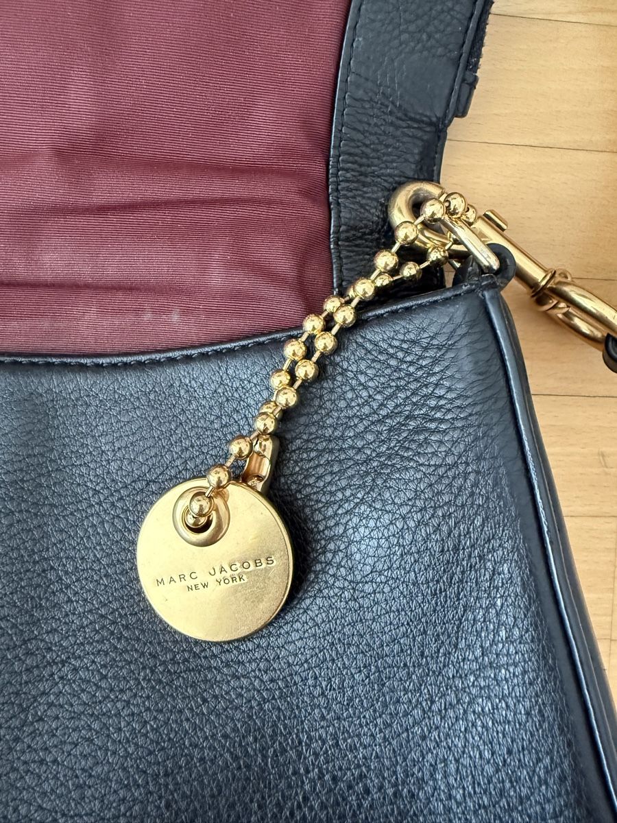Marc Jacobs Taschen für Damen: Black Leder Recruit Tasche – Gebraucht aus Thalwil von Swissbaglady 5