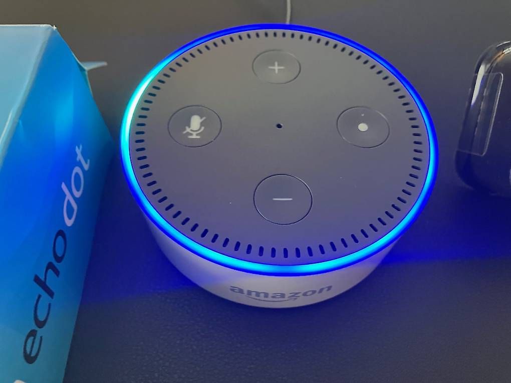 Amazon Lautsprecher: Amazon Echo Dot 1. Generation weiss mit Verpackung – Gebraucht aus Kriens von santamonica69 2