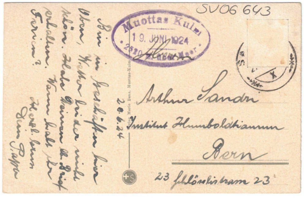 Cartoline postali: St. Moritz - Standseilbahn Muottas Muragl Bergstation – Usato da Binningen venduto da Mountainrider 1
