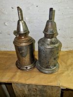 2 alte franz. Petroleumlampen