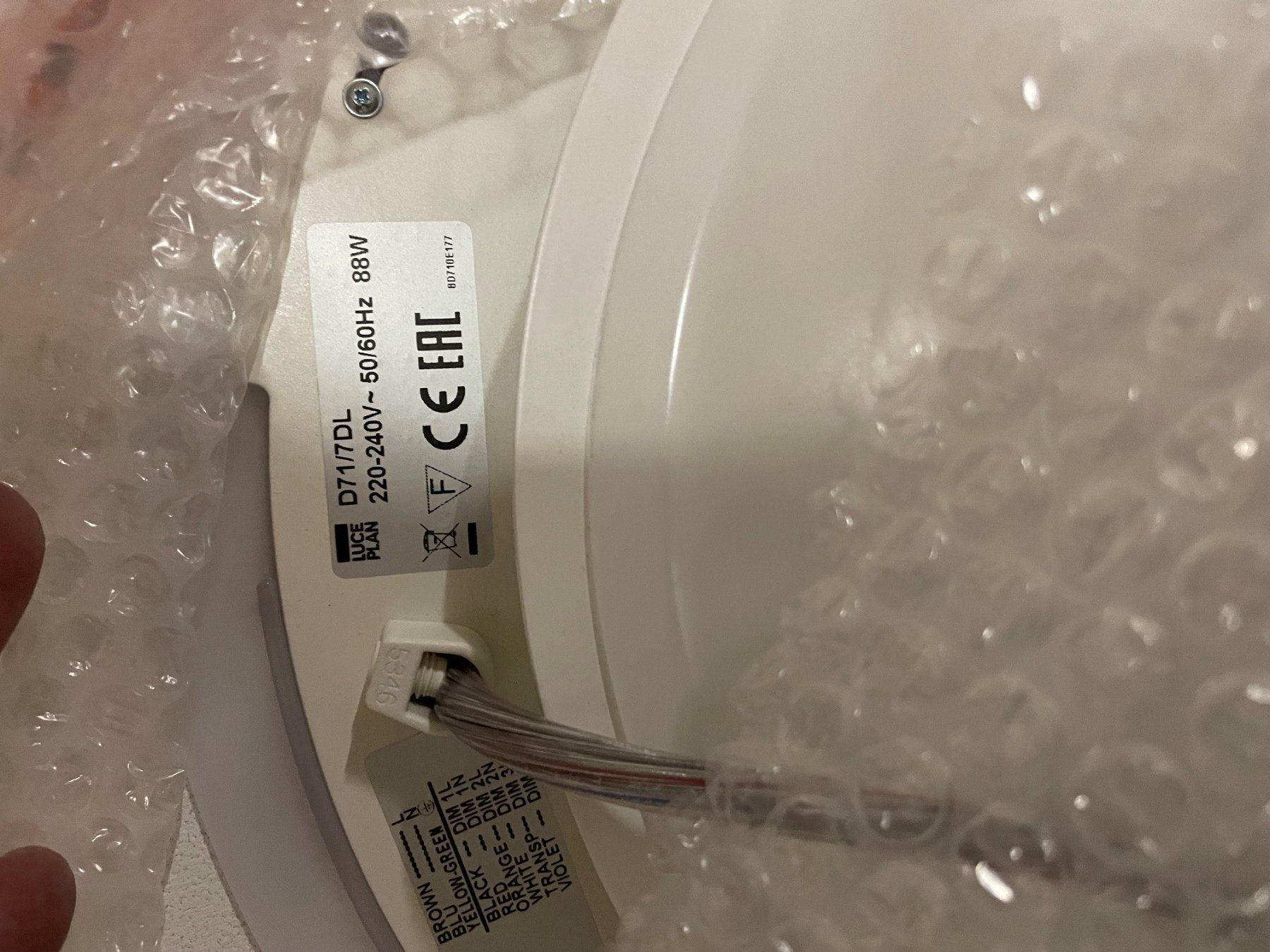 Luceplan Lampadari & plafoniere: Luceplan D71P1V Petale LED Pendelleuchte Akustik – Nuovo (secondo la descrizione) da Kaiserstuhl AG venduto da gmt2 9