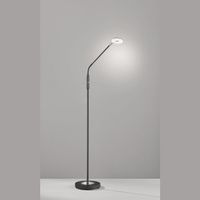 LED Stehleuchte, Schwarz, 150 cm Höhe