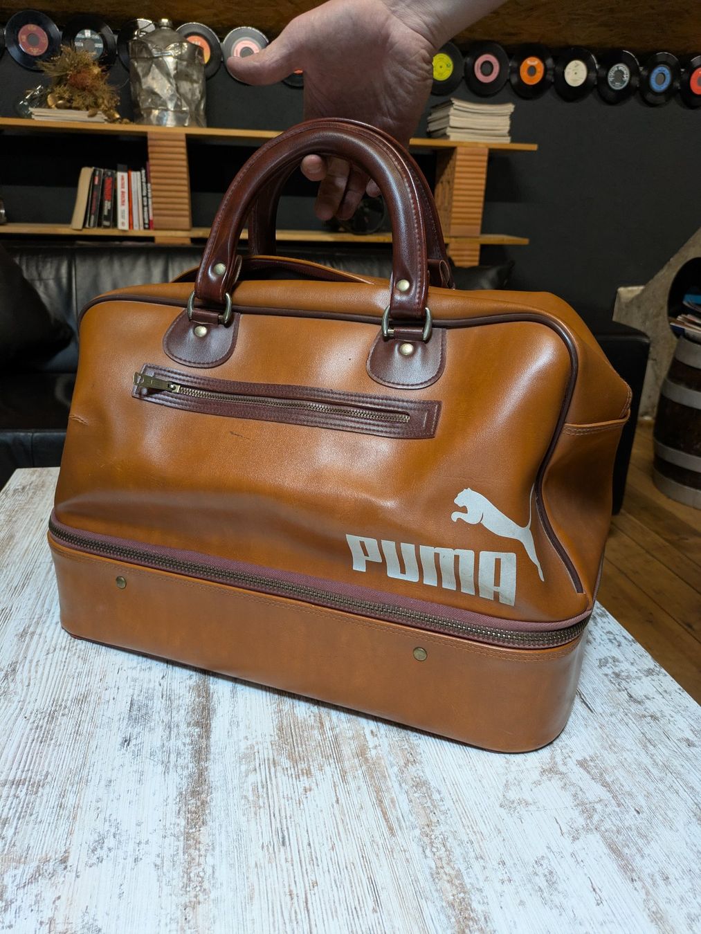 Puma Sacs: Puma Tasche aus Kunstleder, Oldschool – D'occasion à Niederlenz par pco_577d 5