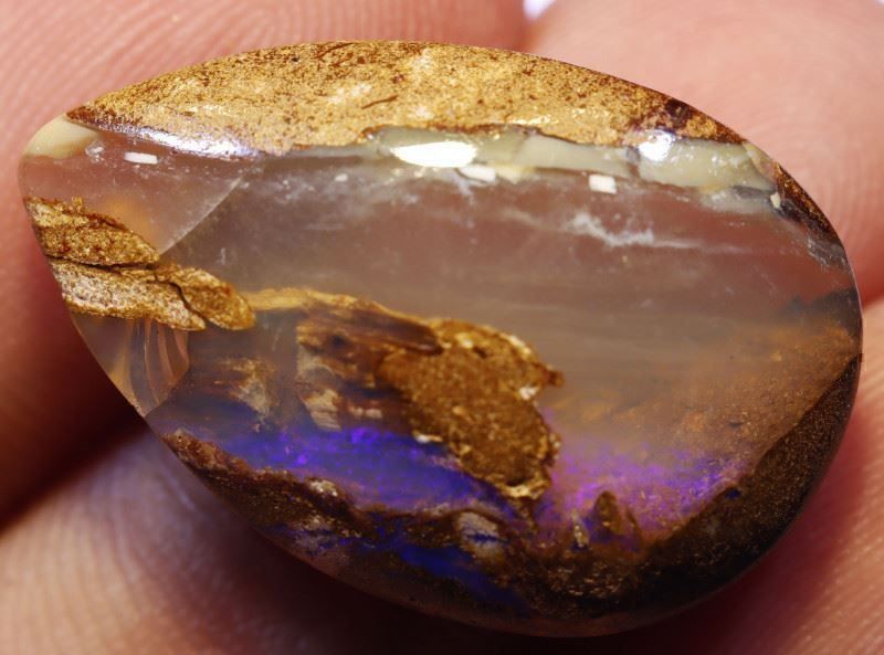 Pietre preziose: Australischer Boulder Opal 18.00Cts. – Nuovo (secondo la descrizione) da Bern venduto da Grindelwaldaus