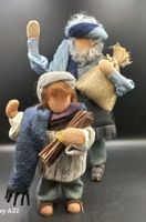 Schwarzenberger Krippenfiguren / Nonno mit Enkel Yaro