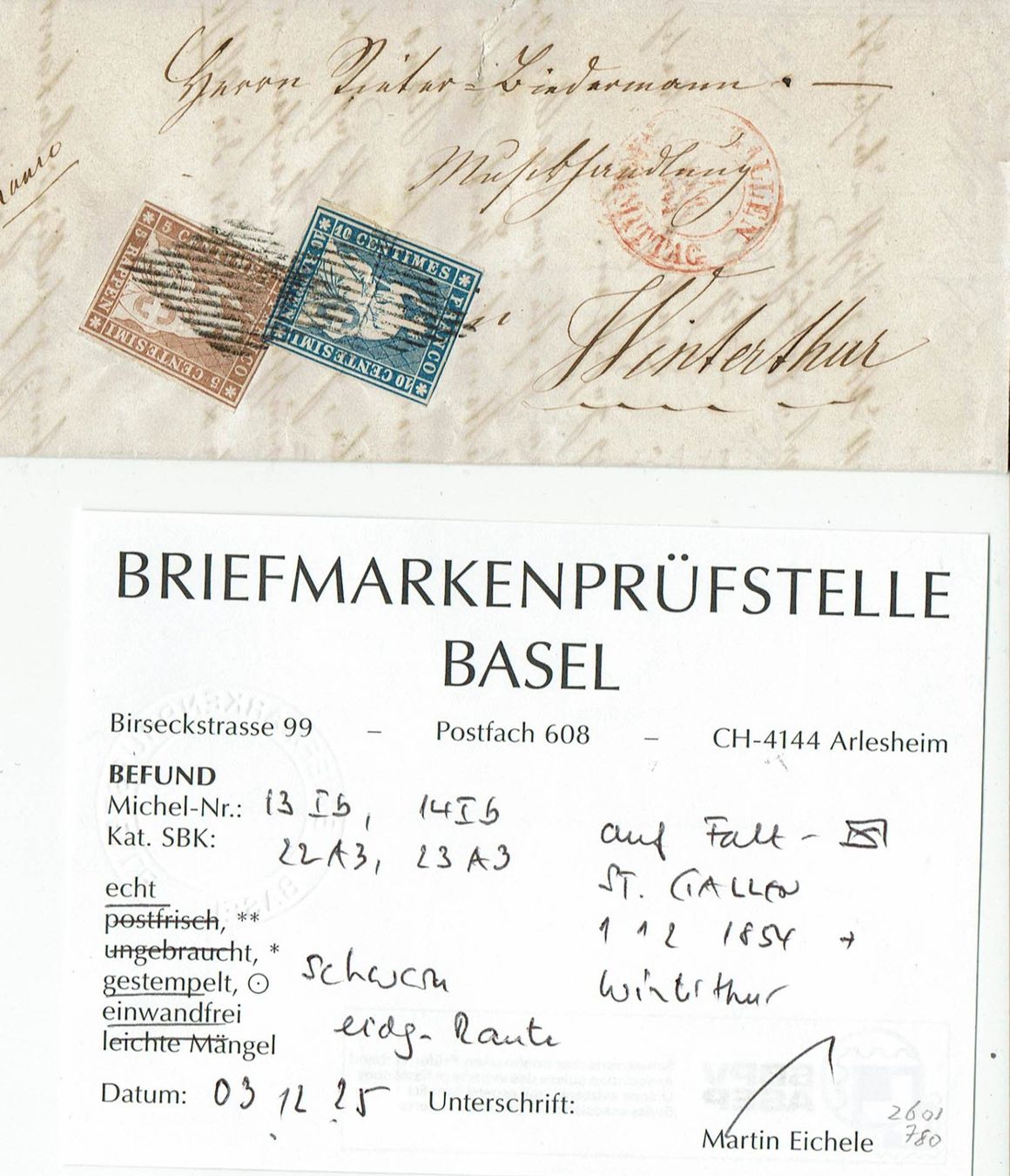 Tous les timbres: STRUBEL <526> 2 A-BRIEFE > GENF+WINTERTHUR BEFUNDE – D'occasion à Rüschlikon par Sualk1