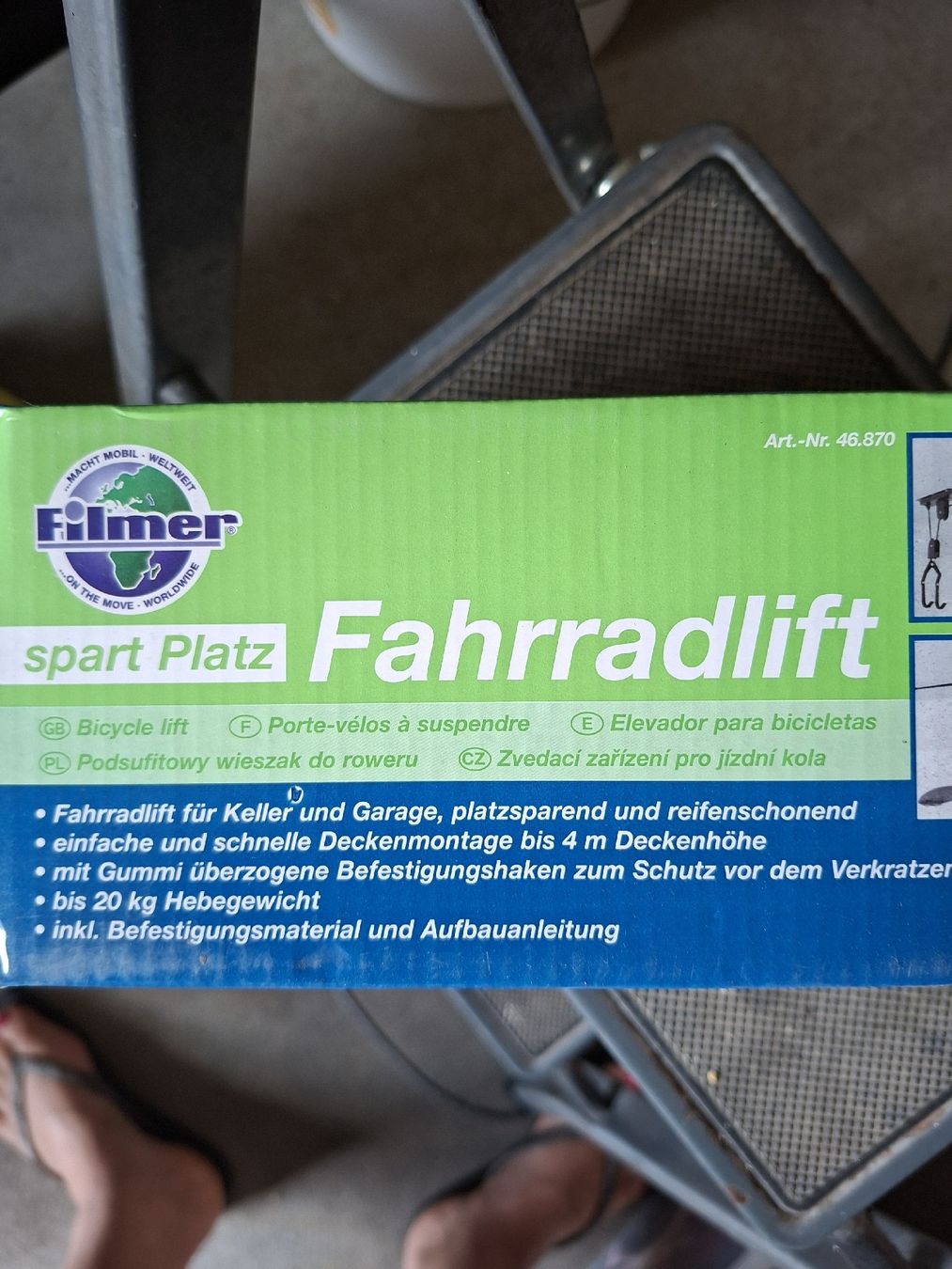 Supporti per biciclette: Fahrradlift – Nuovo e nell'imballaggio originale da Ibach venduto da sst_y7wr 1