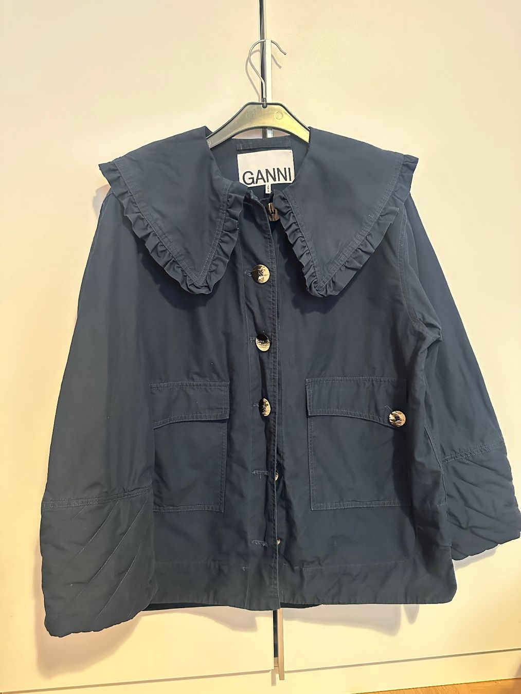 Giacche: Dunkelblaue Jacke Ganni – Usato da Zürich venduto da lil_k65c