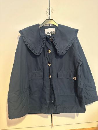 Dunkelblaue Jacke Ganni