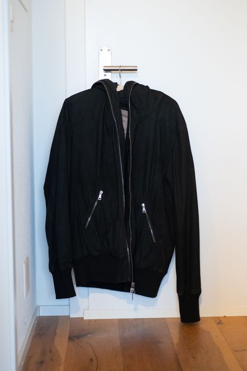 Giorgio Brato Jacken: Lederjacke, Leder Hoodie, Giorgio Brato, Gr. 52, L XL, neu – Neu (gemäss Beschreibung) aus Zürich von mic_zh