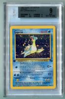 BGS 9 Mint Lapras Holo Fossil 1.Edition Deutsch