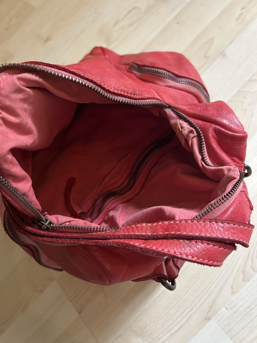 Zaini: Echtleder Rucksack, made Italy – Usato da Schinznach Dorf venduto da Soba 3