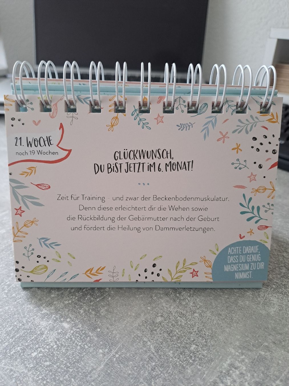Calendari: Schwangerschafts-Countdown Kalender "Ein kleines Wunder" – Nuovo (secondo la descrizione) da Münchenbuchsee venduto da Babsique 2