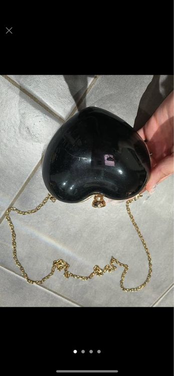 FASHION YOU WANT Dirndltasche Herzform - Trachtentasche Mit Strass Charivari