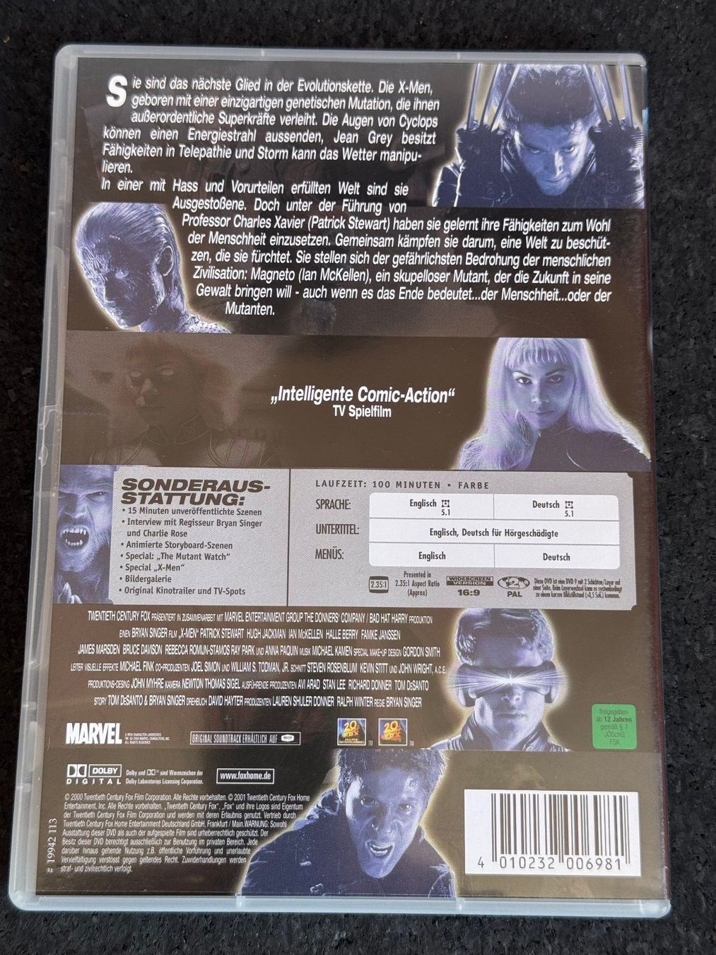 Tutti i DVDs: X-MEN DVD DE/EN – Usato da Fribourg venduto da tschjoly 1