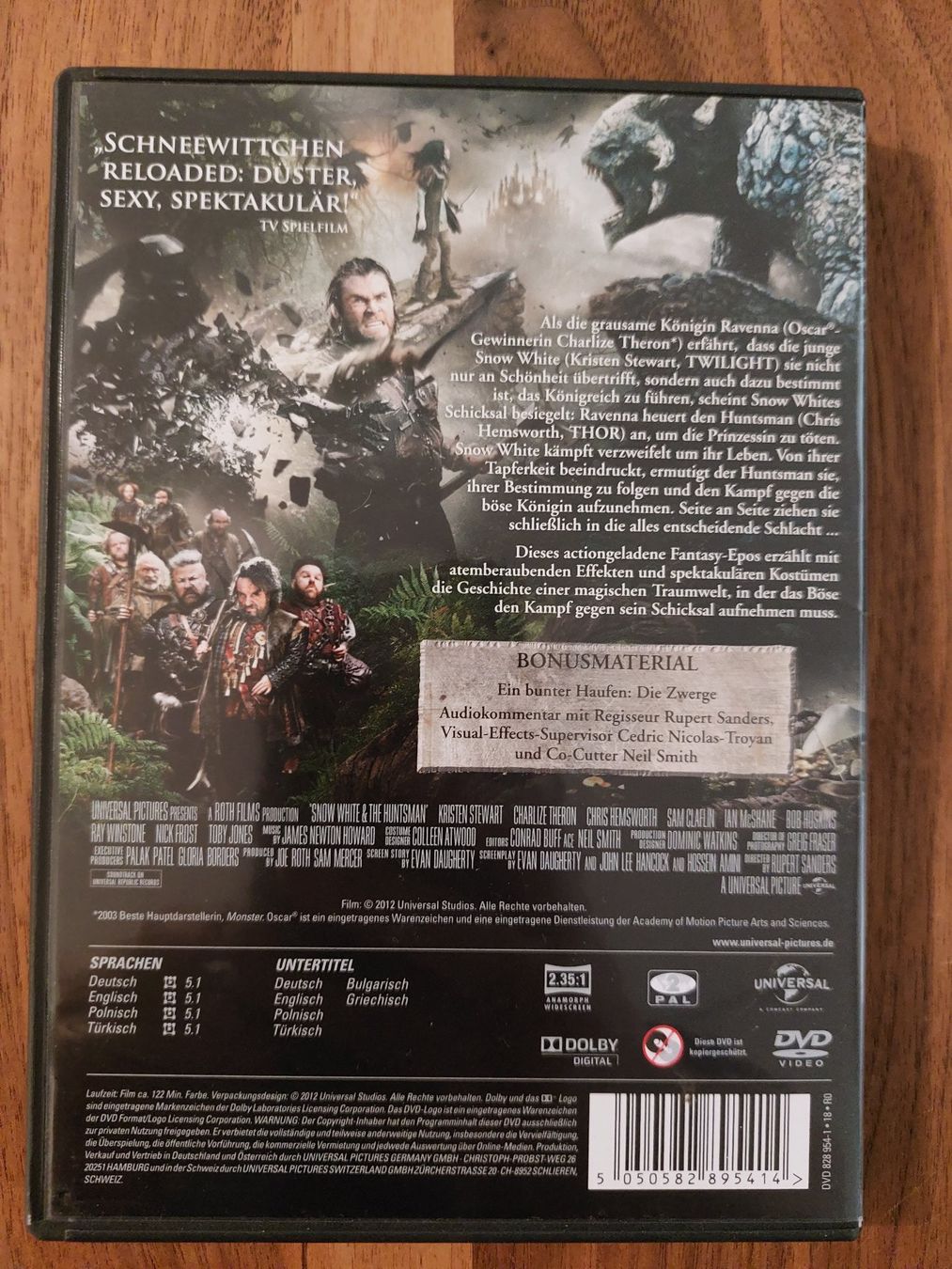 Tutti i DVDs: DVD - Snow White & The Huntsman – Usato da Rheinfelden venduto da FilmAuktion 1