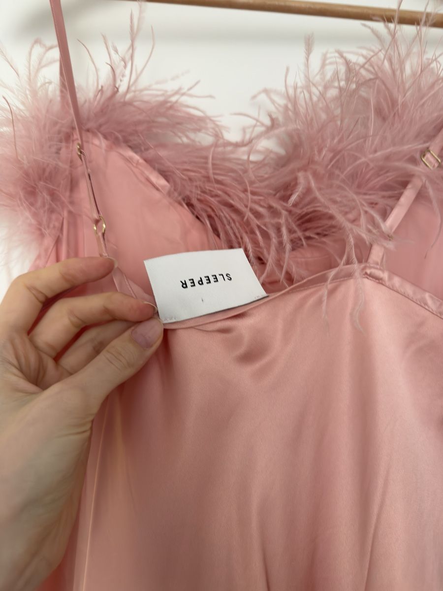 Vestiti: Chic pink feather SLEEPER dress sz S  – Nuovo (secondo la descrizione) da Zürich venduto da ada_frolova 1