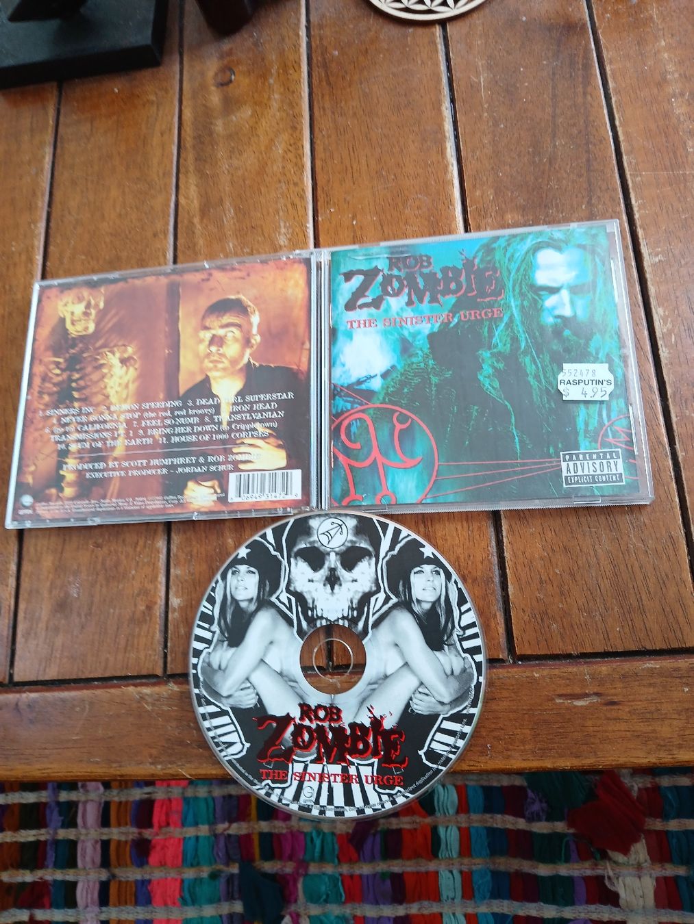 CD: rob zombie - the sinister... – Usato da St-Cergue venduto da VeganWarrior