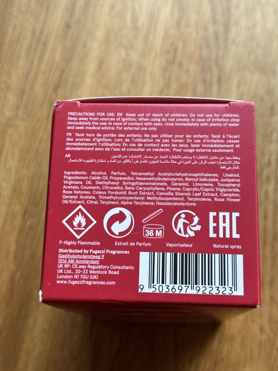 Parfum & Eau de Toilette: Fugazzi Borntostandout 50ml Extrait de Parfum – Gebraucht aus Zürich von Thetimtam 3
