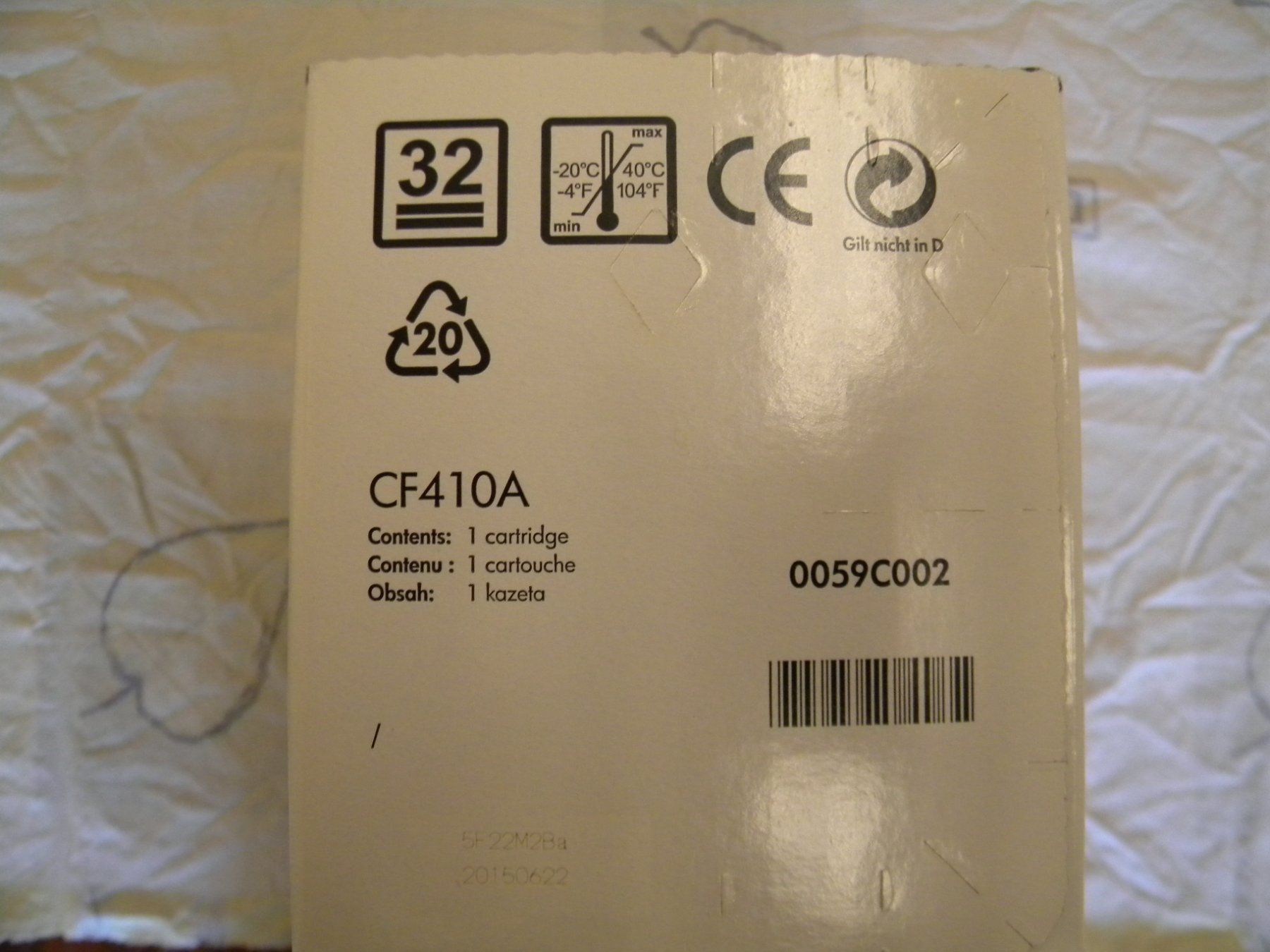 Hewlett Packard Cartucce per stampanti & toner: CF410A  410A – Nuovo e nell'imballaggio originale da Bühler venduto da Wini100 2