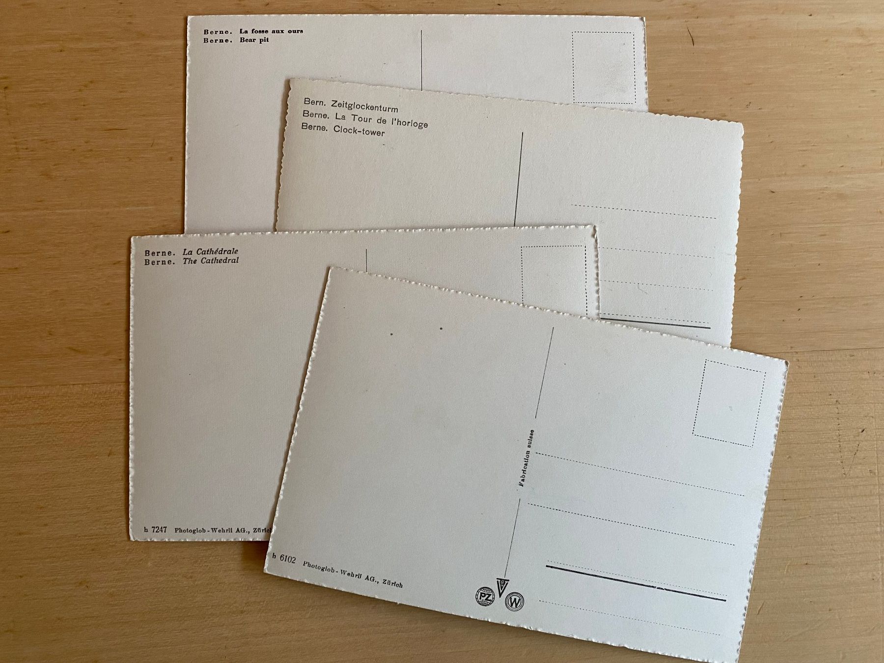 Cartes postales: 4 AKs Stadt Bern – Neuf (Voir description) à deitingen par popcorn02 1