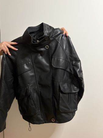 Leder Jacke