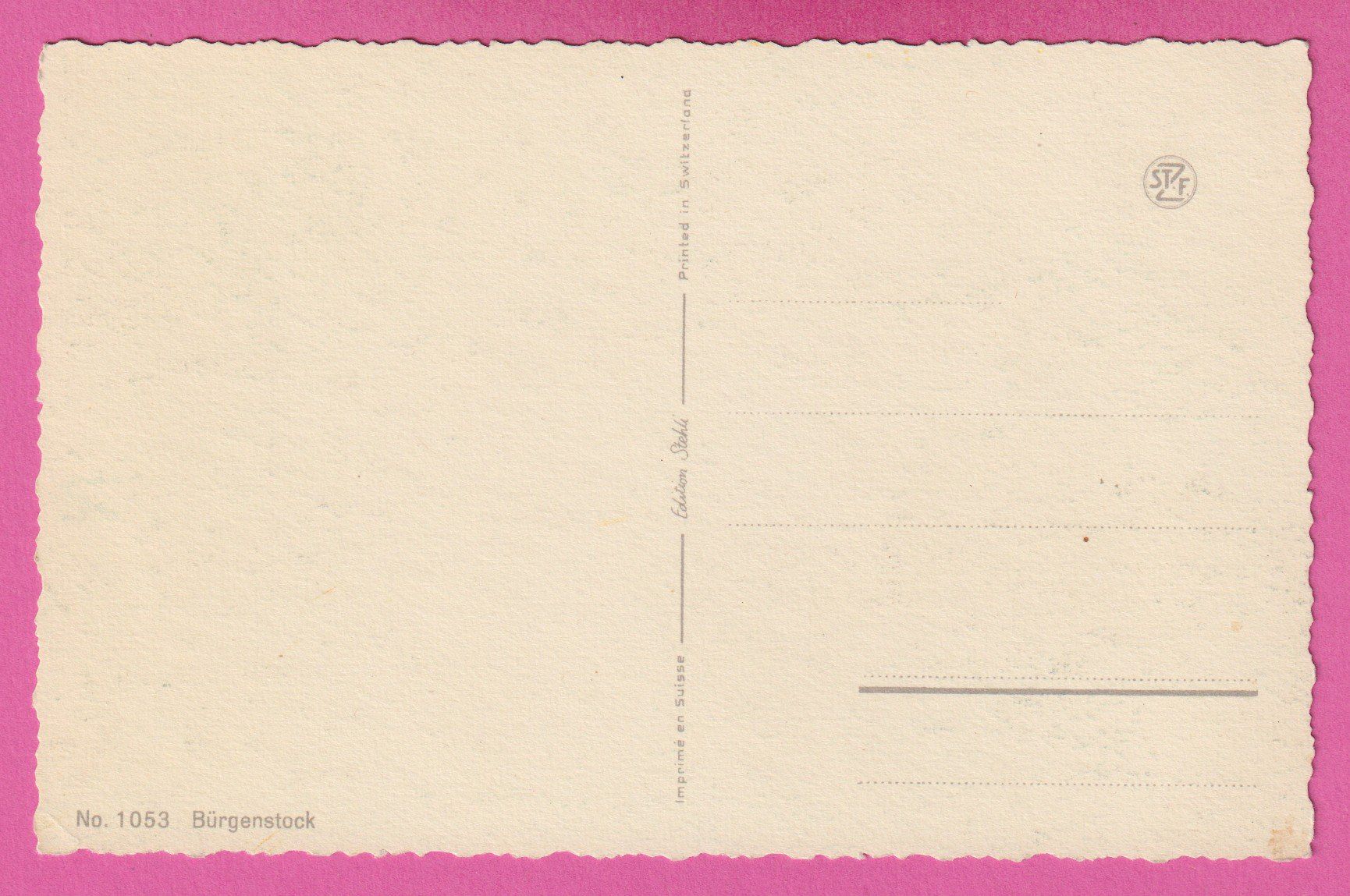 Cartoline postali: Bürgenstock – Usato da Einsiedeln venduto da dillie 1