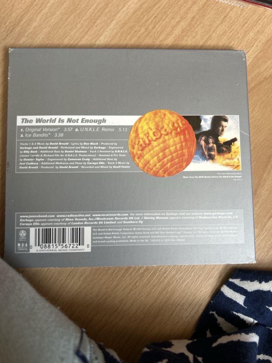 CDs: The World Is Not Enough Poster MGM CD – Gebraucht aus Herbetswil von rotekatze84 1