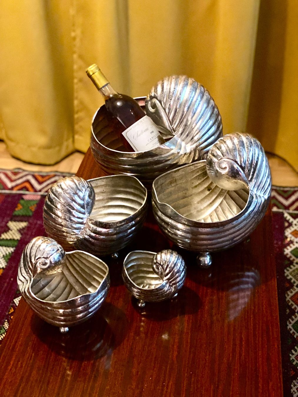 Ciotole: Vintage Nautilus Schalen versilbert im Set – Usato da Rorbas venduto da tun_m7fz