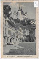 Thun - Schloss vom Rathausplatz aus
