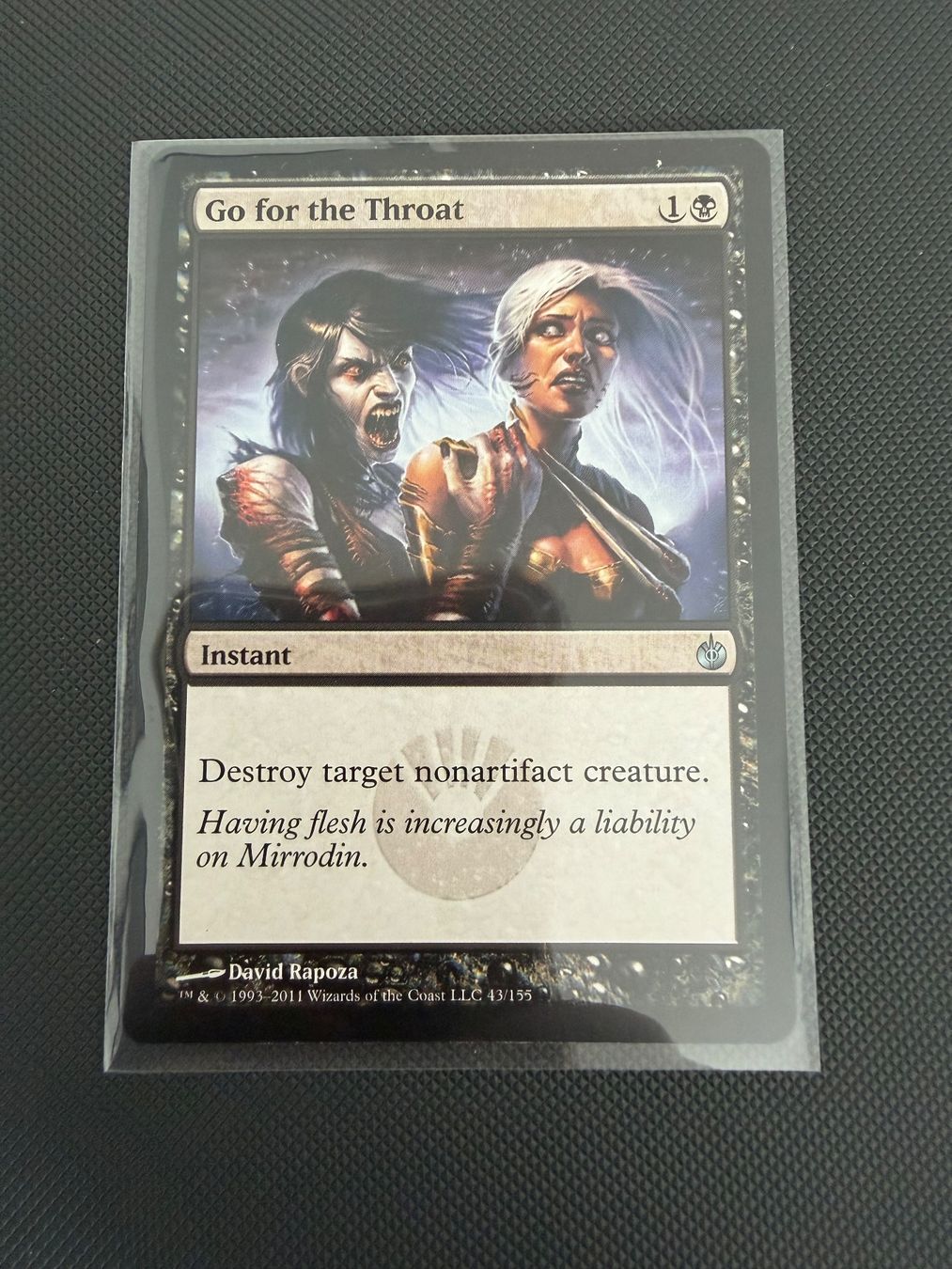 Magic The Gathering Sammelbilder & Trading cards: Go for the Throat – Gebraucht aus Ulisbach von joelsj