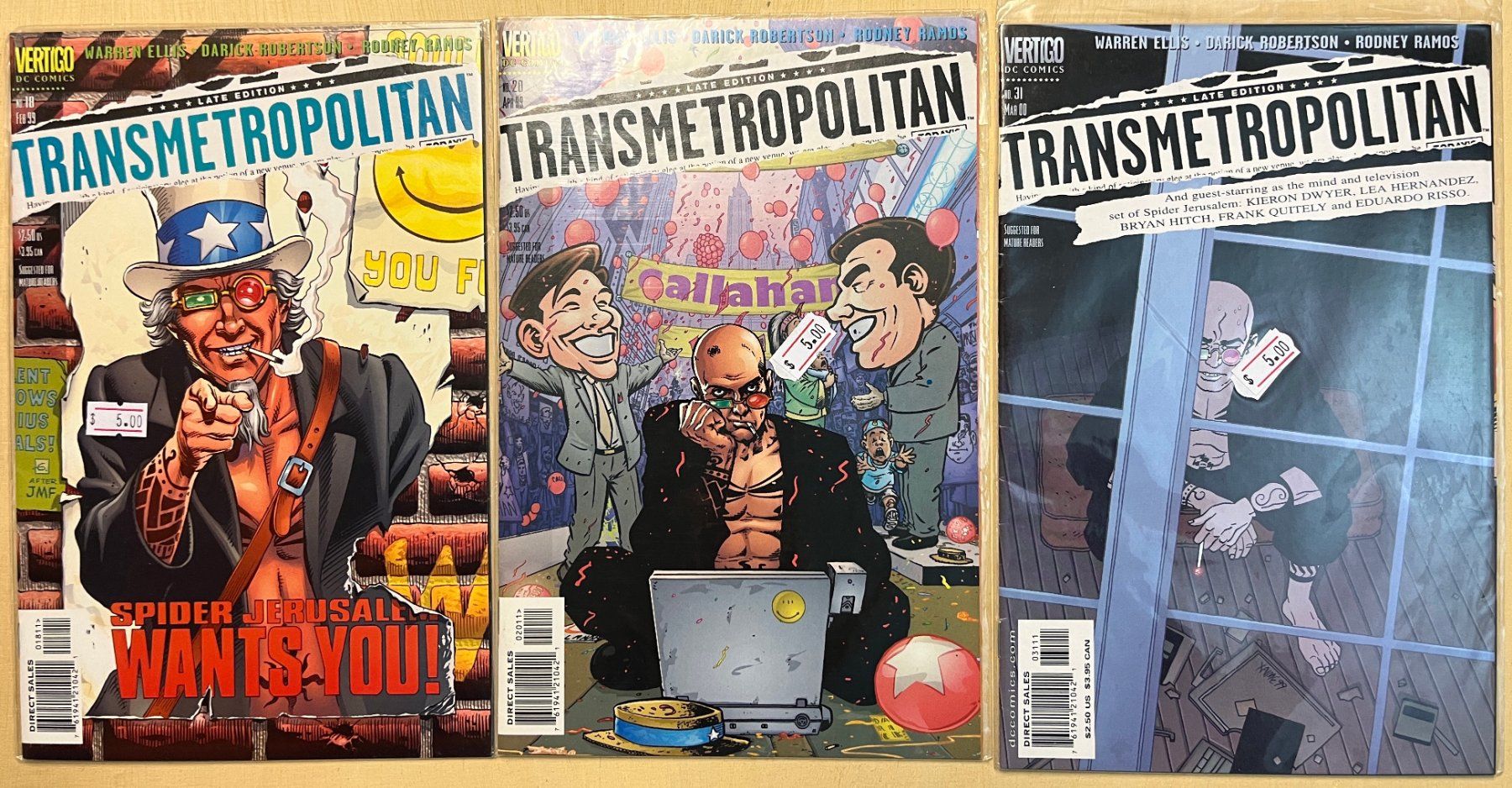 Fumetti: Transmetropolitan, US Ausgabe, Konvolut – Usato da Seengen venduto da Boerni64 2