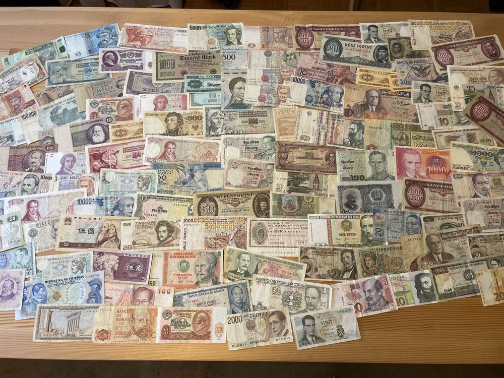 Collection des dix plus beaux billets bancaires au monde