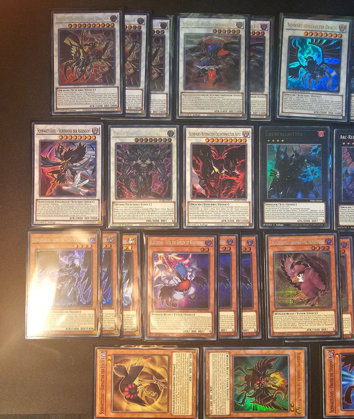 Yugioh Sammelbilder & Trading cards: Schwarzflügel Core Karten Yugioh – Gebraucht aus Bassersdorf von  2