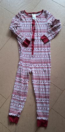Pyjama ganz mit langen Ärmeln für Mädchen 122/128 von H&M