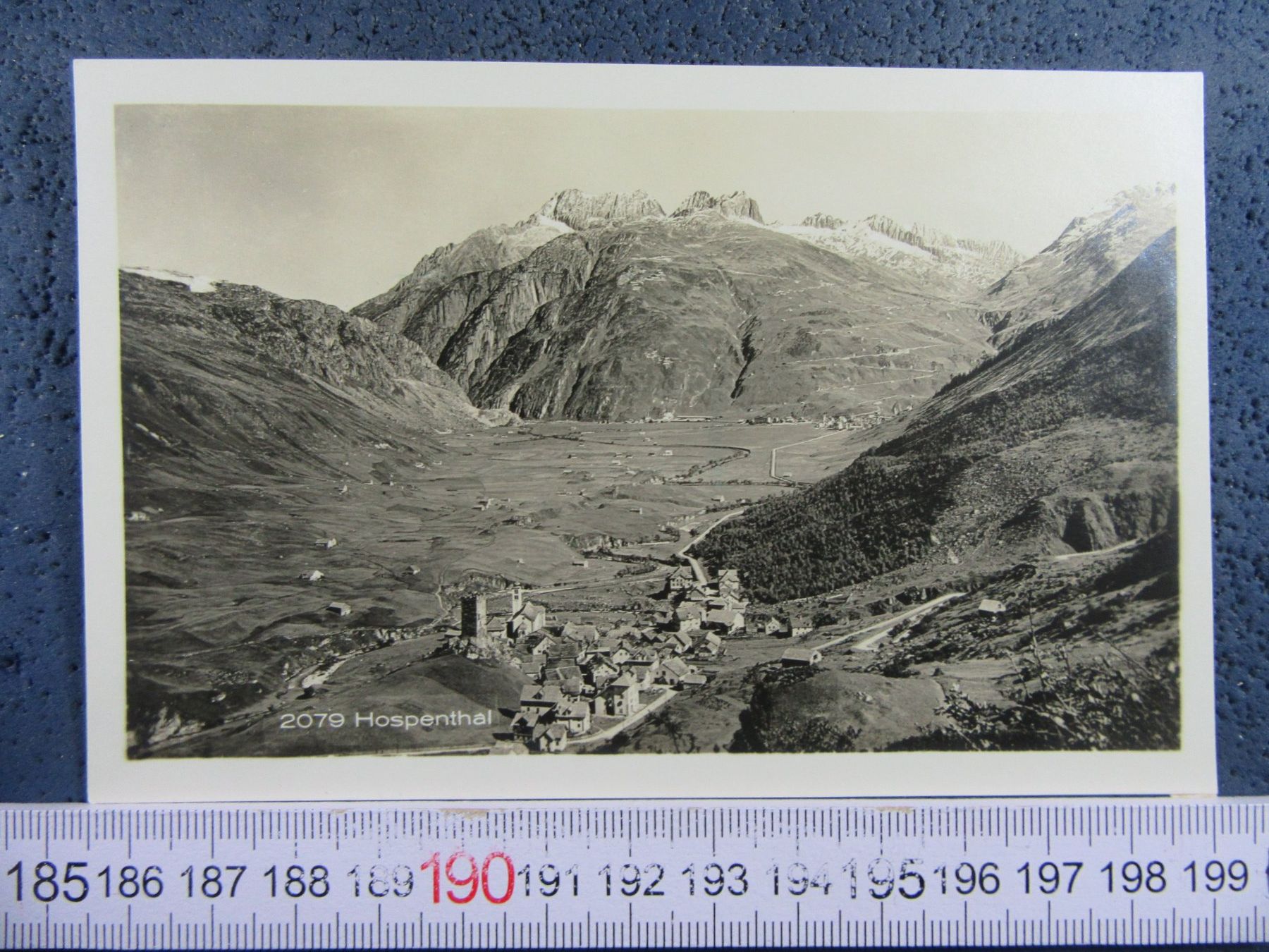 Cartoline postali: HOSPENTHAL URI AK VOGELSCHAU LUFTBILD – Usato da Ettingen venduto da Hausi4711