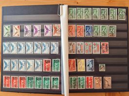 CH-Flugpost Briefmarken in Album KEK Zustand gemäss Bilder