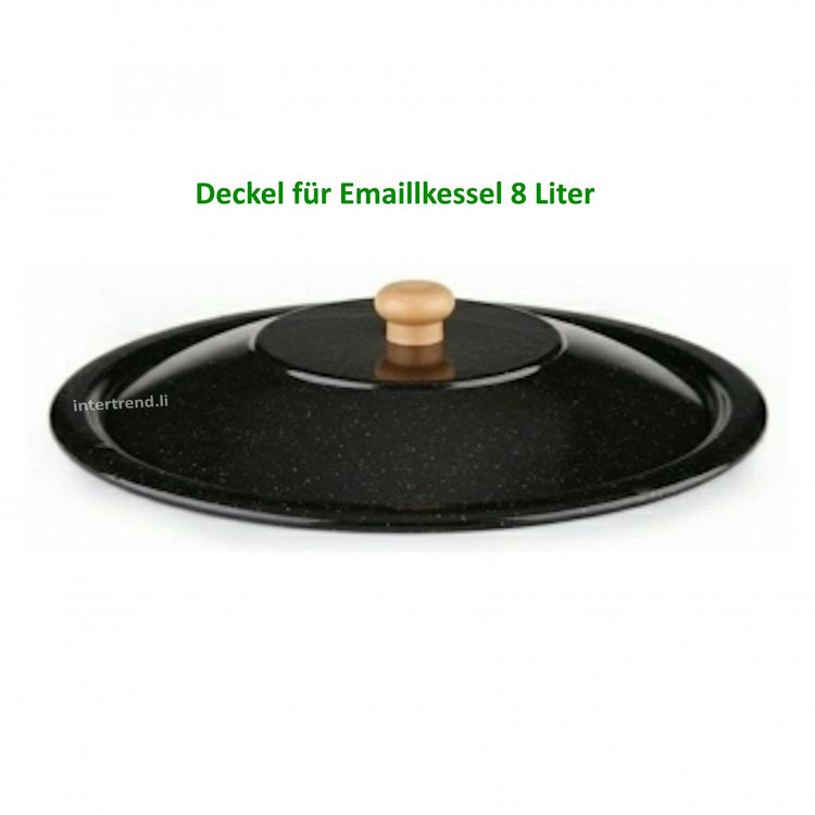 Gulaschkessel 8 Liter emailliert Suppentopf Suppenkessel | Kaufen auf ...