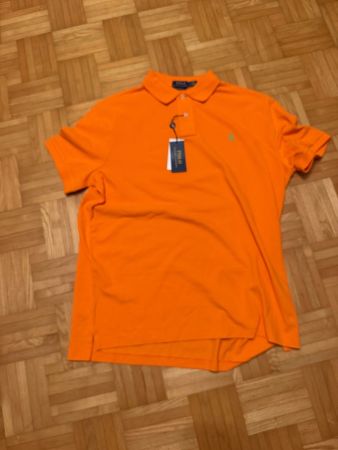 Ralph Lauren Poloshirt, Gr L, Orange, neu/ungetragen