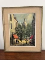 Tableau ancien, Paris Montmartre, Signé Moreillon