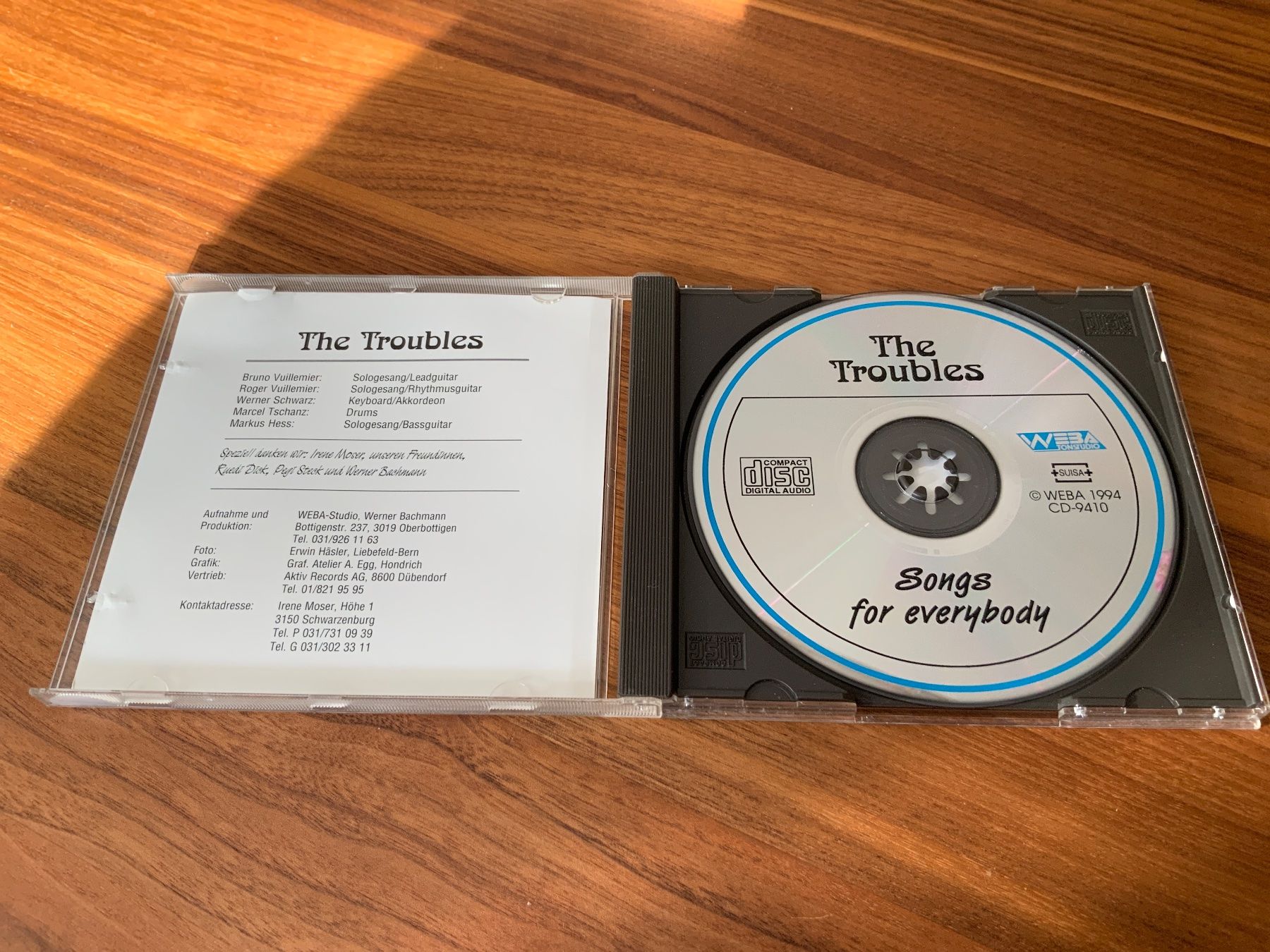 CD: The Troubles Songs for everybody – Usato da Häusernmoos venduto da BarBer_1 2