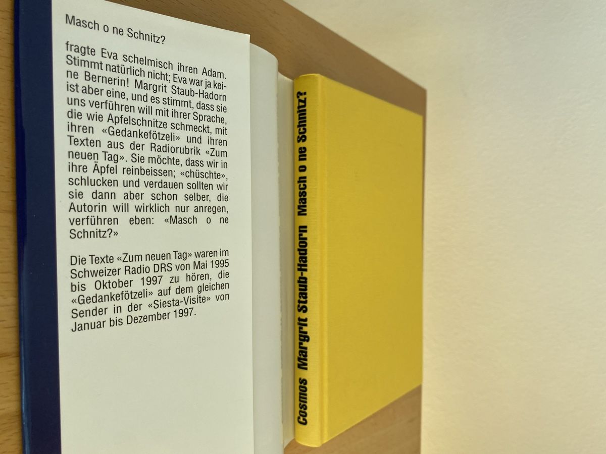 Libri: Masch o ne Schnitz? - Margrit Staub Hadorn – Usato da Schwarzenburg venduto da Michellu 8