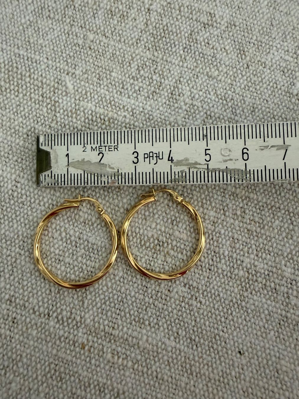 Ohrringe & -stecker: 750 Yellow Gold Loop Earrings – Neu (gemäss Beschreibung) aus St.Josefen von lop_lh8d 1